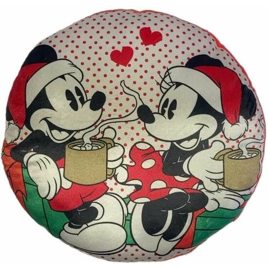 Cojin 3d Mickey & Minnie Christmas Disney