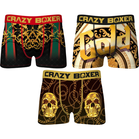 Set 3 Boxers Crazy Boxer