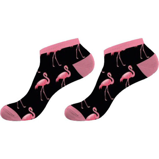 35-38 1par De Calcetines Crazy Socks Para Mujer Flamand