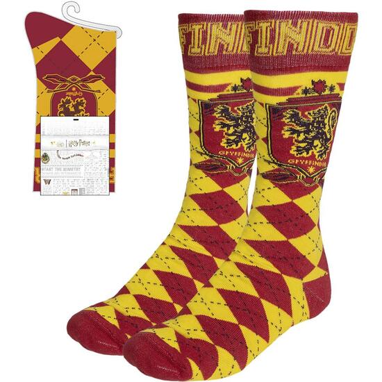 CALCETINES HARRY POTTER GRYFFINDOR RED