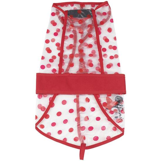 IMPERMEABLE AJUSTABLE PARA PERRO M MINNIE RED