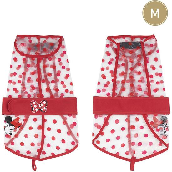Impermeable Ajustable Para Perro M Minnie Red