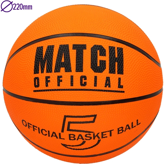 Balón Baloncesto Match Oficial 22 Cm Talla 5