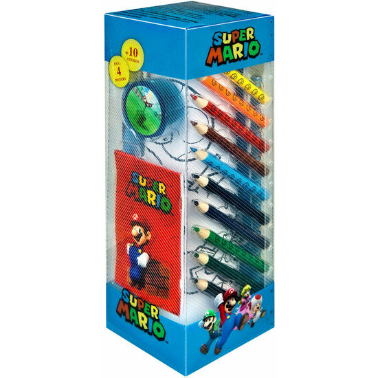 Set Papeleria Super Mario Bros 35pzs