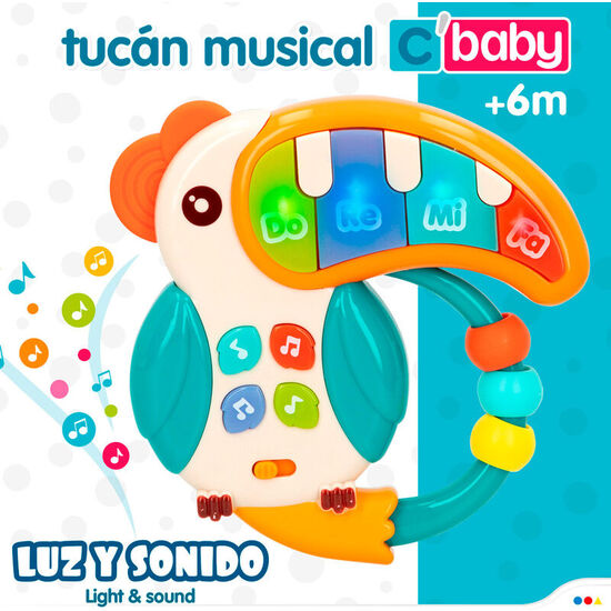 SONAJERO TUCAN MUSICAL LUZ Y SONIDO