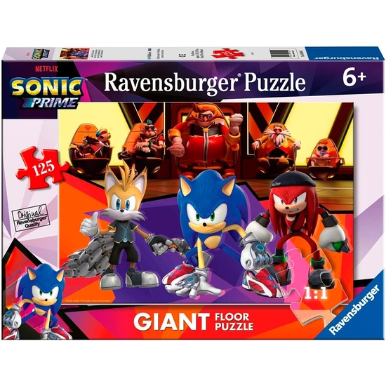 Sonic Puzzle Gigante Suelo 125 Piezas