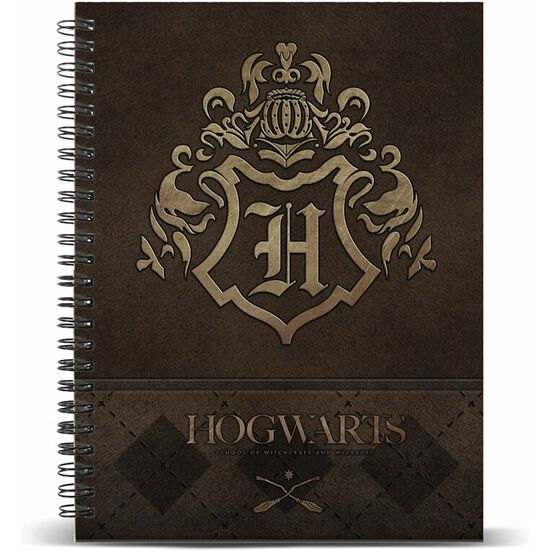 Cuaderno A4 Hogwarts Harry Potter