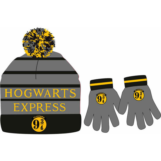 Set Gorro Y Guantes Hogwarts Express Harry Potter