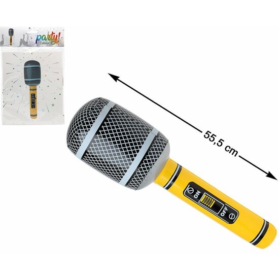 Microfono 55.5x13.5cm Hinchable