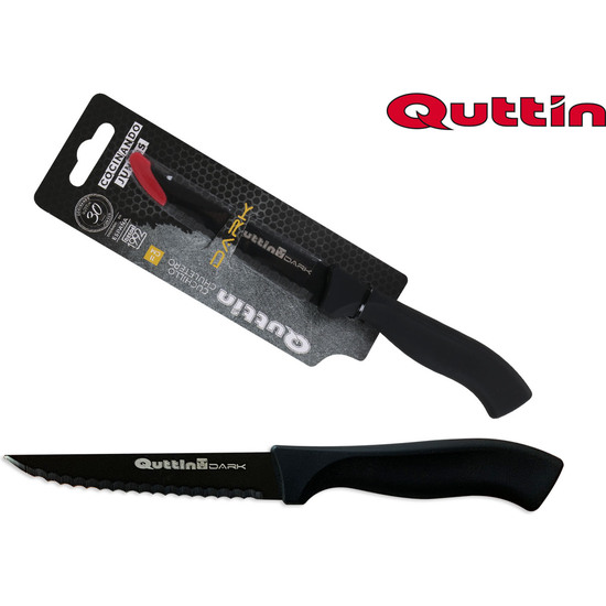 Cuchillo Sierra Multiusos 11cm Quttin-negro