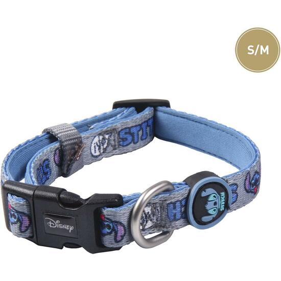 Collar Premium Para Perros S/m Stitch Dark Blue