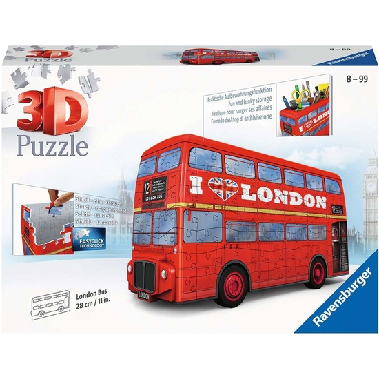 PUZZLE 3D VEHÍCULOS LONDON BUS 216 PIEZAS