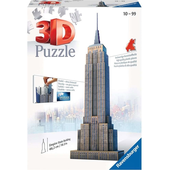 PUZZLE 3D EDIFICIOS EMPIRE STATE BUILDING 54 PIEZAS