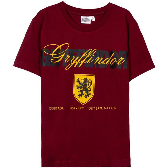 Camiseta Corta Single Jersey Harry Potter Dark Red