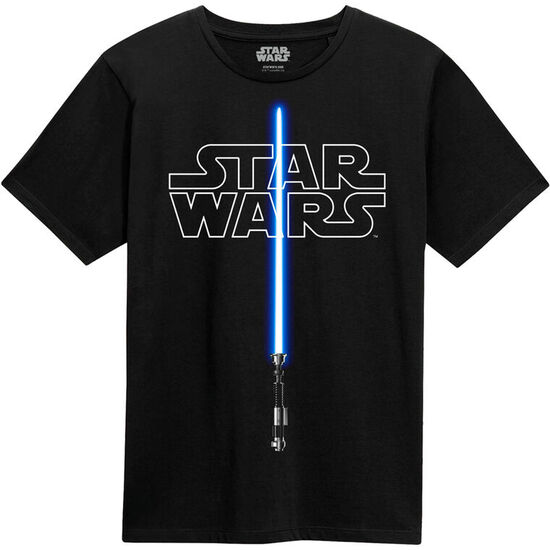 Camiseta Glow In The Dark Lightsaber Star Wars Adulto