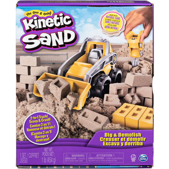 Set Excava Y Derriba Kinetic Sand