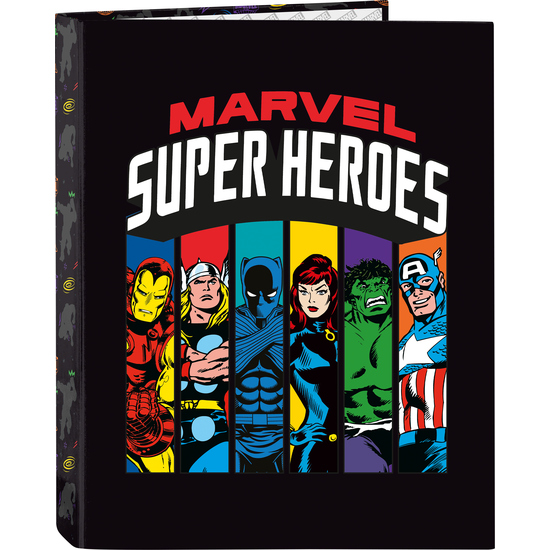 Carpeta Folio 4 Ani.mixtas Avengers Super Heroes