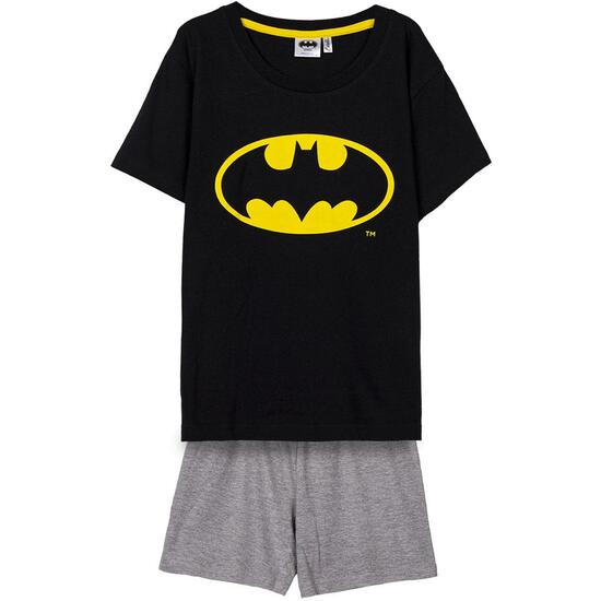 Pijama Corto Single Jersey Batman Black