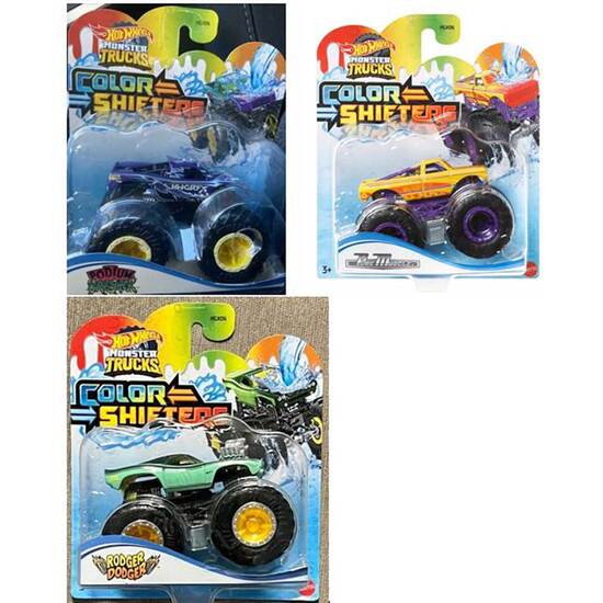 MONSTER TRUCK COLOR SHIFTERS HOT W. - SURTIDOS