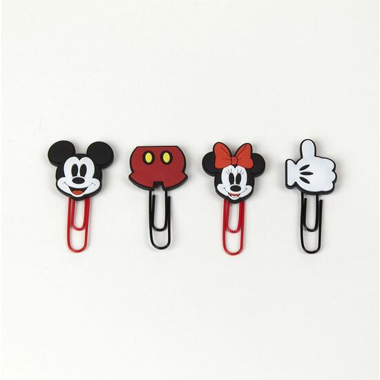 CLIPS PACK X4 MICKEY MULTICOLOR
