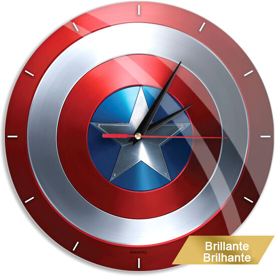 Reloj Pared Capitan America Marvel