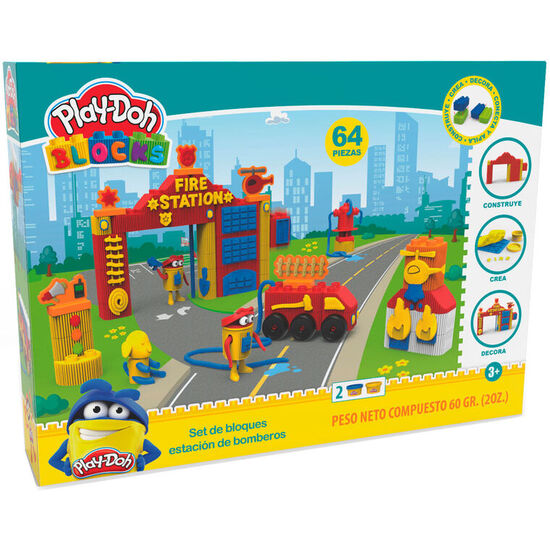 Set De Bloques Estacion De Bomberos Play-doh