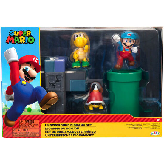 Blister Diorama Subterraneo Super Mario Nintendo