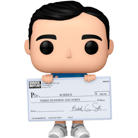 FIGURA POP THE OFFICE MICHAEL WITH CHECK