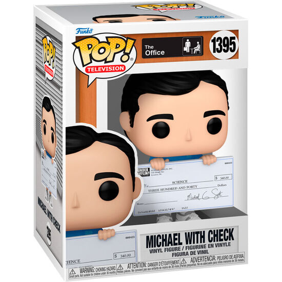 FIGURA POP THE OFFICE MICHAEL WITH CHECK