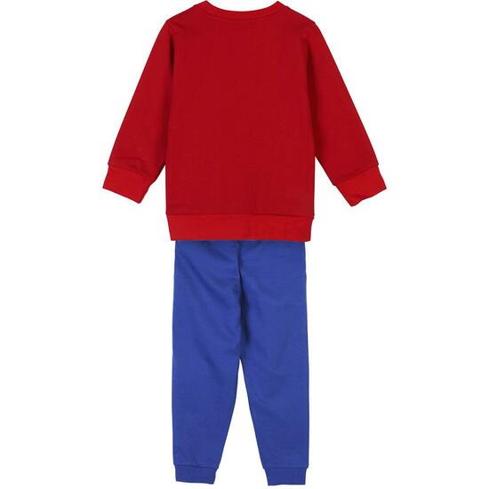 CHANDAL COTTON BRUSHED SPIDERMAN RED