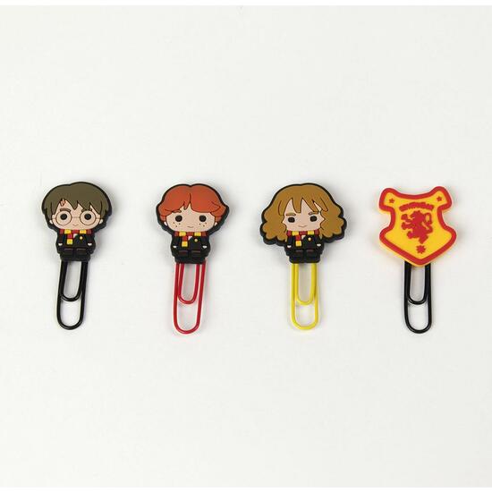 CLIPS PACK X4 HARRY POTTER MULTICOLOR