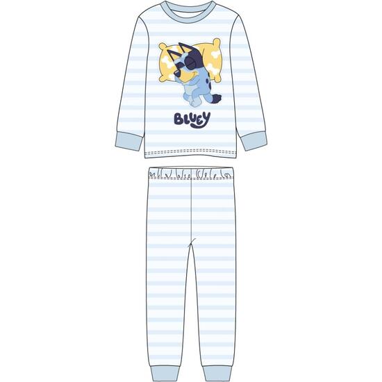 Pijama Largo Velour Cotton Bluey