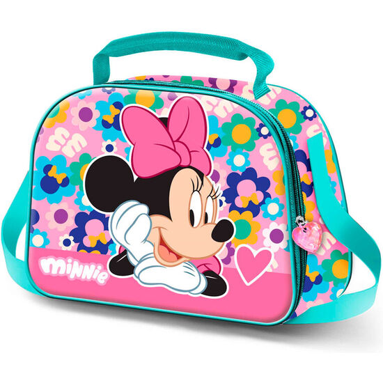 Bolsa Portameriendas 3d Heart Minnie Disney