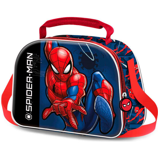 Bolsa Portameriendas 3d Speed Spiderman Marvel
