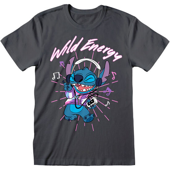 Camiseta Wild Energy Stitch Disney Adulto