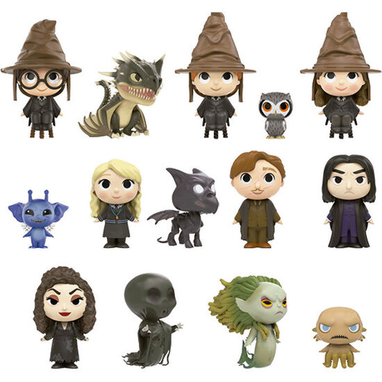 EXPOSITOR 12 FIGURAS MYSTERY MINIS HARRY POTTER SURTIDO