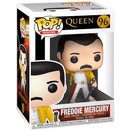 Figura Pop Queen Freddie Mercury Wembley 1986