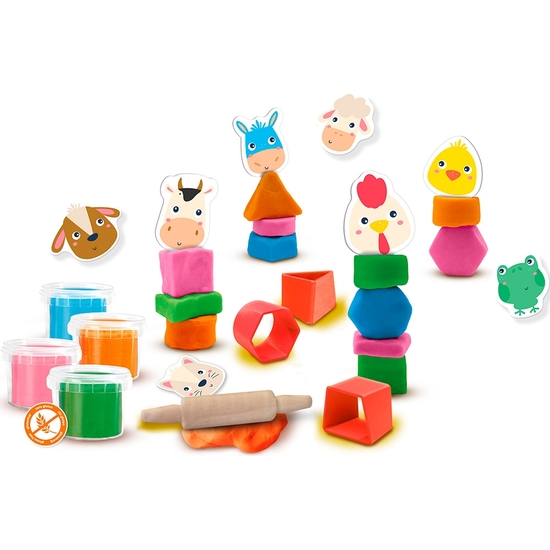 SES MY FIRST SET PASTA BLANDA APILABLE CON ANIMALES