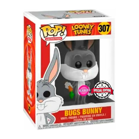 Figura Pop Looney Tunes Bugs Bunny Flocked Exclusive