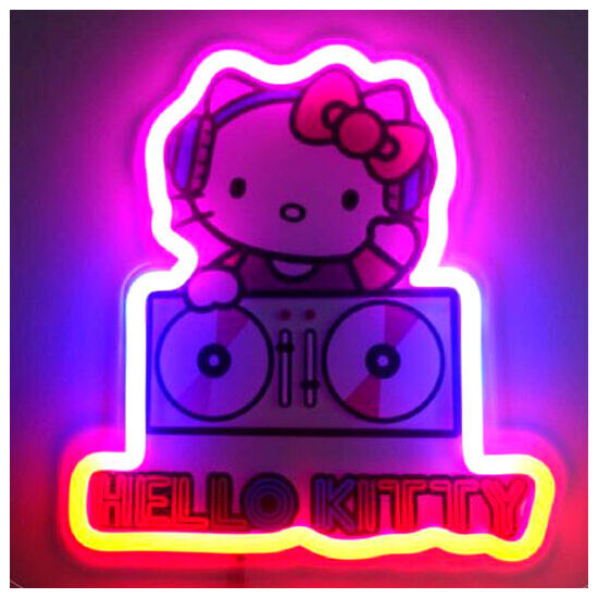 Lampara Mural Neon Neon Hello Kitty