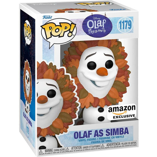 FIGURA POP DISNEY OLAF PRESENT OLAF AS SIMBA EXCLUSIVE