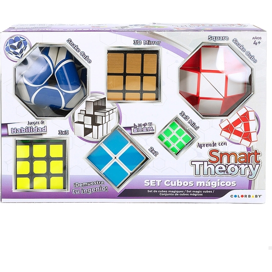 Set Regalo Con 6 Cubos Mágicos Diferentes