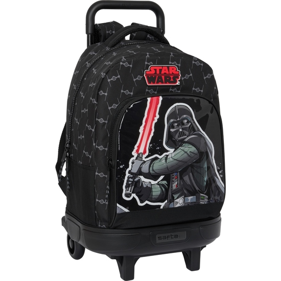 Mochila Gde. C/ruedas Compact Ext.simple Star Wars The Fighter
