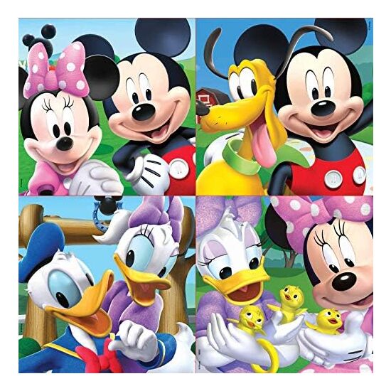 MALETIN CON 4 PUZZLES MICKEY MOUSE  ONLY ONE