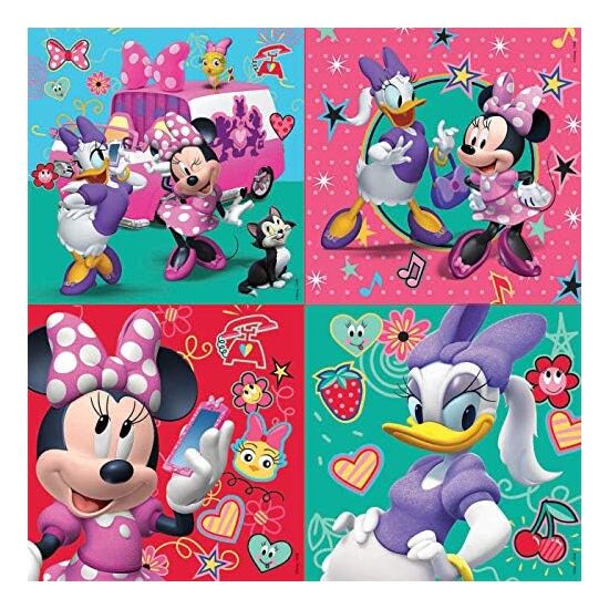 MALETIN CON 4 PUZZLES MINNIE MOUSE  ME TIME