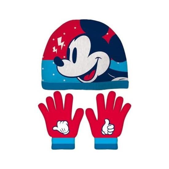 Set Gorro/guantes Infantil 51/54 Mickey Mouse Happy Smiles