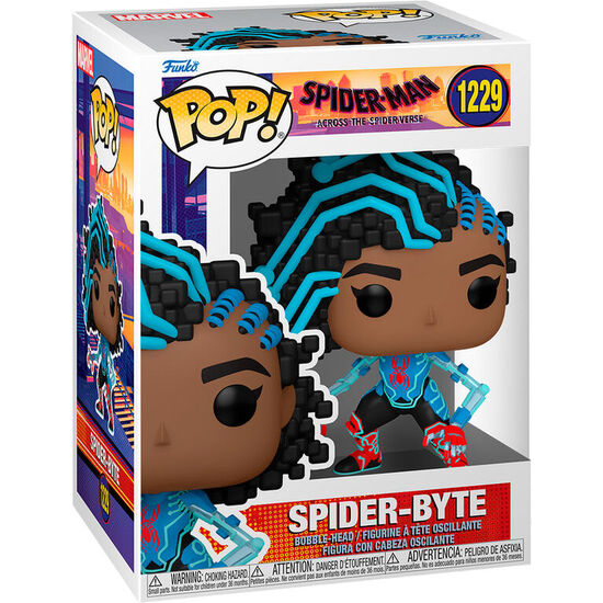 Figura Pop Marvel Spiderman Across The Spiderverse Spider-byte