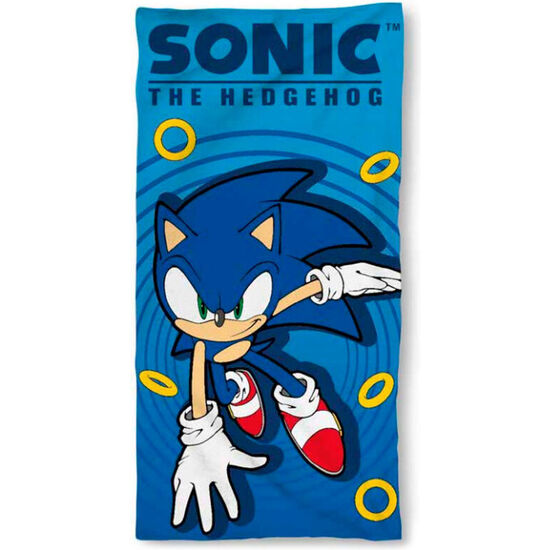 Toalla Sonic The Hedgehog Microfibra