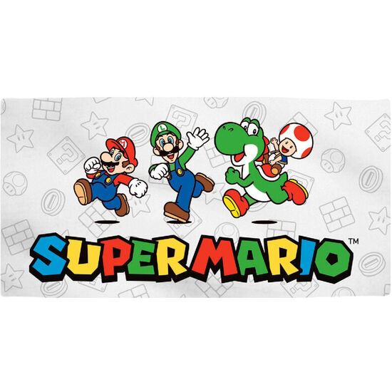 Toalla Super Mario Bros Microfibra