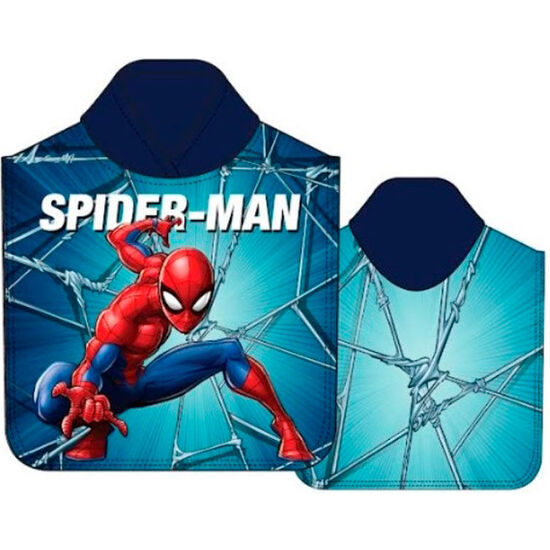 Poncho Toalla Spiderman Marvel Microfibra